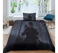 Parure De Lit 3 Pieces Avec Housse De Couette Imprimée 3d Modern Warfare, Motif Dessin Anime, Facile D'entretien, Douce Et Confortable, Pour Lit Simple. 1 Housse De Couette + Taie