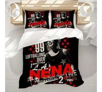 Parure De Lit 3 Pieces Avec Housse De Couette Personnalisée Nena - Douce Et Légère Comme Un Nuage, 100 % Polyester. 1 Housse De Couette + 1/2 Taie D'oreiller. Ideal Pour Une Chambr