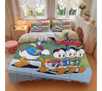 Parure De Lit 3 Pieces Avec Imprime Dessin Anime Mickey Mouse, Cadeaux De Vacances Polyvalents Pour Toutes Les Saisons, Pour Chambre À Coucher, Chambre D'amis (1 Housse De Couette