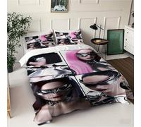 Parure De Lit 3 Pieces Cyberpunk Girls - Convient Pour La Maison Et Le Dortoir, Sans Rembourrage, 1 Housse De Couette + 2 Taies D'oreiller (Noyau Non Inclus) Jour De L'indépendance