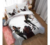 Parure De Lit 3 Pieces En Microfibre 135 X 200 Cm - Housse De Couette Univers Féérique, Douce Et Moelleuse Avec Fermeture Éclair Et 2 Taies D'oreiller
