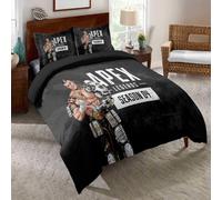 Parure De Lit 3 Pieces En Microfibre Pour 2 Personnes, Housse De Couette Apex Legends Girafe Avec Fermeture Éclair, Hero