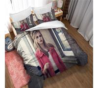 Parure De Lit 3 Pieces King Size, Imprimé Cara Delevingne, Housse De Couette Pour Fille, Microfibre Ultra Douce Et Hypoallergénique, Photo