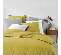 Parure de Lit 3 Pièces ""Linette"" 260x240cm Jaune