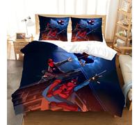 Parure De Lit 3 Pieces Marvel Spider-Man, Housse De Couette Super Douce, Confortable Et Respirante, Plusieurs Tailles Pour La Decoration De La Chambre D'amis (1 Housse De Couette +