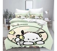 Parure De Lit 3 Pieces Motif Carlin Hello Kitty, Housse De Couette, Parure De Lit King Size Pour Enfant, Decorations De Noël