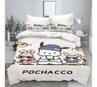 Parure De Lit 3 Pieces Motif Carlin Hello Kitty, Housse De Couette, Parure De Lit King Size Pour Enfant, Decorations De Noël