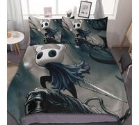 Parure De Lit 3 Pieces Motif Humoristique Hollow Knight D'adjzepuo (1 X 90 Pouces) Avec Housse De Couette Et 2 Taies D'oreiller