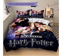 Parure De Lit 3 Pieces Personnalisée Imprimee Harry Potter, Hermione Et Granger, Housse De Couette Douce Et Confortable Pour Chambre À Coucher, Chambre D'amis (1 Housse De Couette