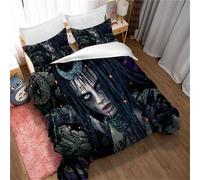Parure De Lit 3 Pieces Ste-X Cara Delevingne, Housse De Couette En Microfibre Confortable, Ensemble De Literie Classique Et Élégant Pour Chambre À Coucher, Photo