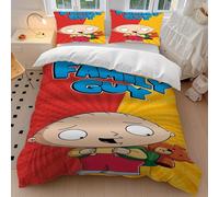 Parure De Lit 3 Pieces Stewie Griffin Dans Family Guy Promo Housse De Couette - Literie, Impression Numérique, Hypoallergénique Et Facile D'entretien, Crée Un Nid Chaleureux Pour L