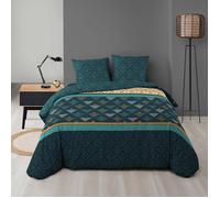 Parure de Lit 3 Pièces ""Triade"" 240x220cm Vert