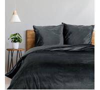 Parure de Lit 3 Pièces "Velina" 240x220cm Anthracite