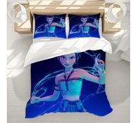 Parure De Lit 3 Pieces Zoey K-Pop Demon Hunters - Housse De Couette Et Taie D'oreiller Douce Pour La Maison, Decoration De Chambre À Coucher, Cadeau De Noël, D'halloween, D'anniver