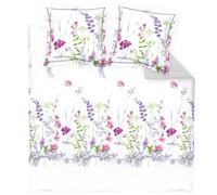 Parure de lit 300x240 cm 65x65 cm 100% coton PRETTY blanc