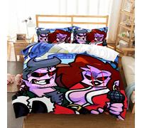 Parure De Lit 3d Friday Night Funkin Pour Lit Simple, Double, Queen Et King Size, Housse De Couette Pour Chambre D'enfant