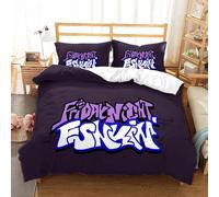 Parure De Lit 3d Friday Night Funkin Pour Lit Simple, Double, Queen Et King Size, Housse De Couette Pour Chambre D'enfant