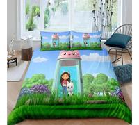 Parure De Lit 3d Gabby's Dollhouse, Housse De Couette En Polyester, Taie D'oreiller, Pour Lit Simple, Double, Complet, Pour Filles, Garcon S, Enfants, Cadeau