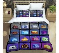 Parure De Lit 3d Game B-Blox Fruits, Ensemble De Literie Exquis, Housse De Couette, Ensemble De Literie, Cadeau D'anniversaire De Luxe