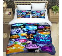 Parure De Lit 3d Game B-Blox Fruits, Ensemble De Literie Exquis, Housse De Couette, Ensemble De Literie, Cadeau D'anniversaire De Luxe