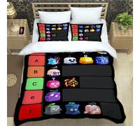 Parure De Lit 3d Game B-Blox Fruits, Ensemble De Literie Exquis, Housse De Couette, Ensemble De Literie, Cadeau D'anniversaire De Luxe