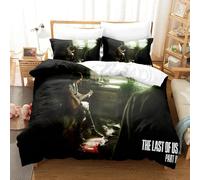 Parure De Lit 3d The Last Of Us Avec Housse De Couette Et Taie D'oreiller Pour Lit Double, Queen Et King Size