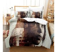 Parure De Lit 3d The Last Of Us Avec Housse De Couette Et Taie D'oreiller Pour Lit Double, Queen Et King Size