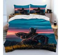 Parure De Lit 3d The Witcher Game Gamer, Housse De Couette, Taie D'oreiller, King Size