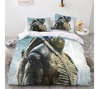 Parure De Lit 3d Tortues Ninja Avec Housse De Couette Et Taie D'oreiller, Personnages De Dessins Animes, Douce Et Confortable, King Size, 2 Pieces. Housse De Couette 1 Piece + Taie