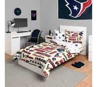Parure de lit 5 pi ces avec housse de couette r tro NFL des Houston Texans de FOCO