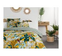 Housse De Couette Jaune 260x240 + 2 Taies Jaune