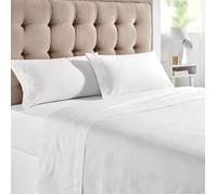 Parure de lit 80x190cm PIKOLIN HOME 100% Coton 4 pièces Blanc