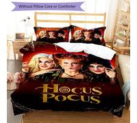 Parure De Lit À Motif Hocus Pocus, Housse De Couette Et Taie D'oreiller, Douce, Decoration De Chambre À Coucher, Literie De Noël, Halloween, Cadeaux De Noël, Cadeau D'anniversaire