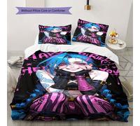 Parure De Lit À Motif Jinx, Housse De Couette Et Taie D'oreiller, Personnalisée, Douce, Decoration De Chambre À Coucher, Literie De Noël, Halloween, Cadeaux De Noël, Cadeau D'anniv