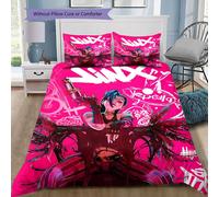 Parure De Lit À Motif Jinx, Housse De Couette Et Taie D'oreiller, Personnalisée, Douce, Decoration De Chambre À Coucher, Literie De Noël, Halloween, Cadeaux De Noël, Cadeau D'anniv