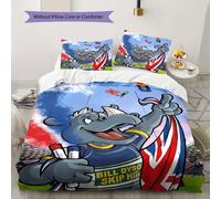 Parure De Lit À Motif Leeds Rhinos, Housse De Couette Et Taie D'oreiller, Decoration De Chambre À Coucher Douce Et Personnalisée, Literie De Noël, Halloween, Cadeaux De Noël, Anniv