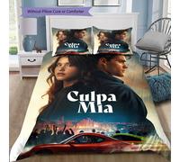 Parure De Lit À Motif My Fault, Housse De Couette Et Taie D'oreiller, Douce, Decoration De Chambre À Coucher, Literie De Noël, Halloween, Cadeaux De Noël, Cadeau D'anniversaire (1