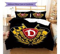 Parure De Lit À Motif Sg Dynamo Dresden, Housse De Couette Et Taie D'oreiller, Decoration De Chambre À Coucher Douce Et Personnalisée, Literie De Noël, Halloween, Cadeaux De Noël,