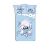Parure de lit - AC-DÉCO - Lilo & Stitch - 140 x 200 cm - 100% coton - Lavable à 40°