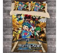 Parure De Lit Anime Beyblade Burst, Housse De Couette Pour Chambre À Coucher, Housse De Couette Simple, Double, King Size, Textile De Maison, 2/3 Pieces