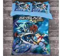 Parure De Lit Anime Beyblade Burst, Housse De Couette Pour Chambre À Coucher, Housse De Couette Simple, Double, King Size, Textile De Maison, 2/3 Pieces