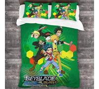 Parure De Lit Anime Beyblade Burst, Housse De Couette Pour Chambre À Coucher, Housse De Couette Simple, Double, King Size, Textile De Maison, 2/3 Pieces
