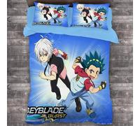 Parure De Lit Anime Beyblade Burst, Housse De Couette Pour Chambre À Coucher, Housse De Couette Simple, Double, King Size, Textile De Maison, 2/3 Pieces
