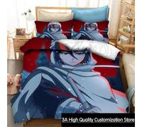 Parure De Lit Anime Bleach Thousand-Year Blood War, Housse De Couette, Taie D'oreiller, Pour Chambre D'enfant, Double, King Size, Garçons Et Filles