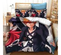 Parure De Lit Anime Bleach Thousand-Year Blood War, Housse De Couette, Taie D'oreiller, Pour Chambre D'enfant, Double, King Size, Garçons Et Filles