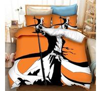 Parure De Lit Anime Bleach Thousand-Year Blood War, Housse De Couette, Taie D'oreiller, Pour Chambre D'enfant, Double, King Size, Garçons Et Filles