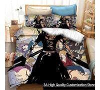 Parure De Lit Anime Bleach Thousand-Year Blood War, Housse De Couette, Taie D'oreiller, Pour Chambre D'enfant, Double, King Size, Garçons Et Filles