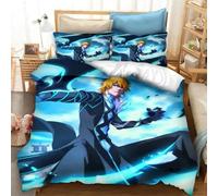 Parure De Lit Anime Bleach Thousand-Year Blood War, Housse De Couette, Taie D'oreiller, Pour Chambre D'enfant, Double, King Size, Garçons Et Filles