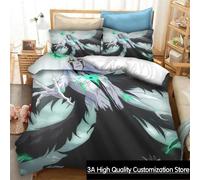 Parure De Lit Anime Bleach Thousand-Year Blood War, Housse De Couette, Taie D'oreiller, Pour Chambre D'enfant, Double, King Size, Garçons Et Filles