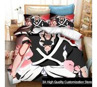 Parure De Lit Anime Bleach Thousand-Year Blood War, Housse De Couette, Taie D'oreiller, Pour Chambre D'enfant, Double, King Size, Garçons Et Filles